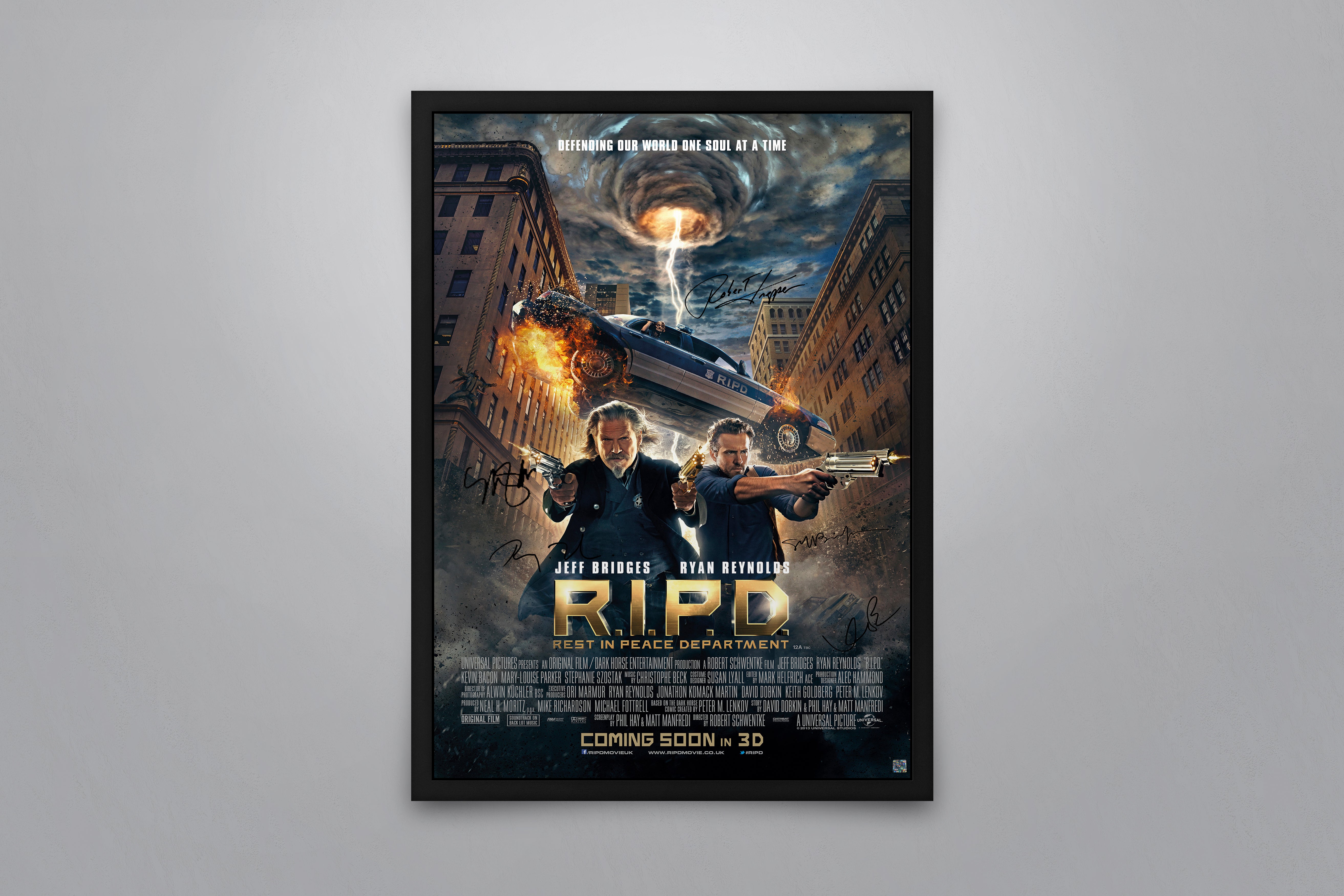 R.I.P.D. - Signed Poster + COA – Poster Memorabilia