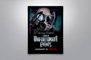 A Series of Unfortunate Events (2017 TV Series) - Signed Poster + COA