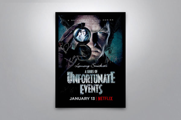 A Series of Unfortunate Events (2017 TV Series) - Signed Poster + COA