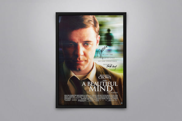 A Beautiful Mind Signed Poster with COA