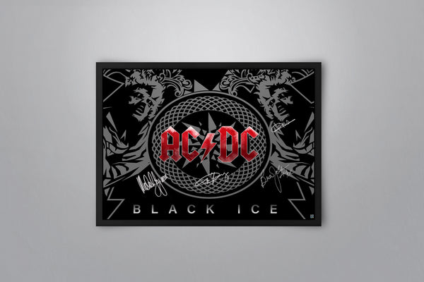 AC/DC: Black Ice - Signed Poster + COA