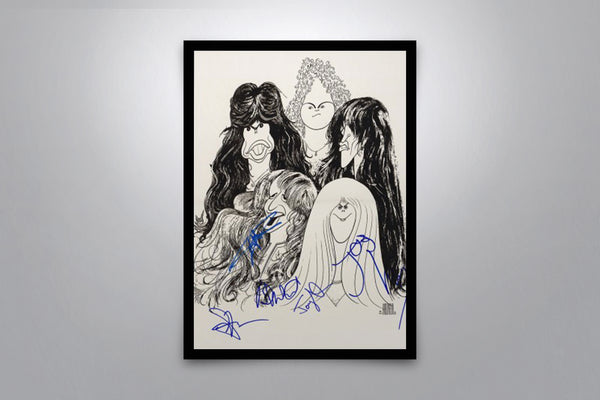 Aerosmith: Draw the Line 1977 - Signed Poster + COA