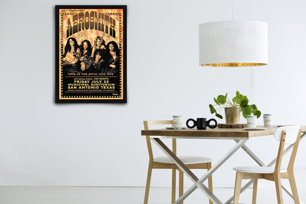 Aerosmith: Toys in the Attic - Signed Poster + COA