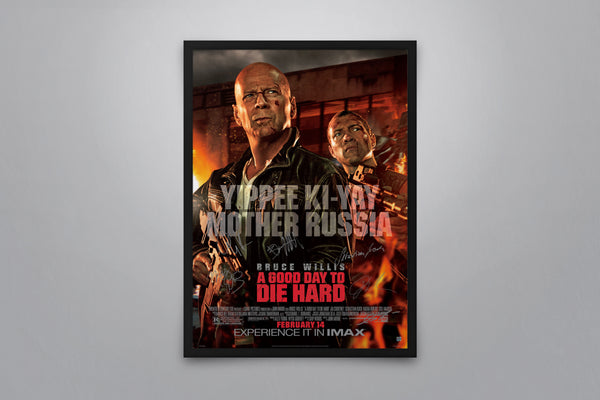 A Good Day to Die Hard - Signed Poster + COA