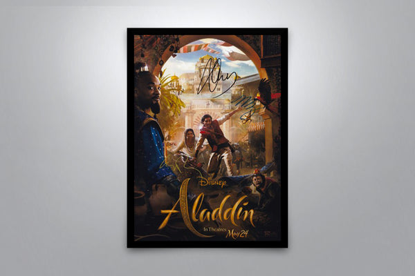 Aladdin (2019) - Signed Poster + COA