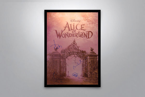 Alice in Wonderland - Signed Poster + COA