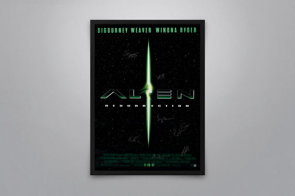Alien: Resurrection - Signed Poster + COA