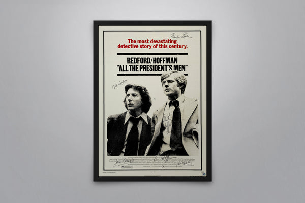 All The President's Men - Signed Poster + COA