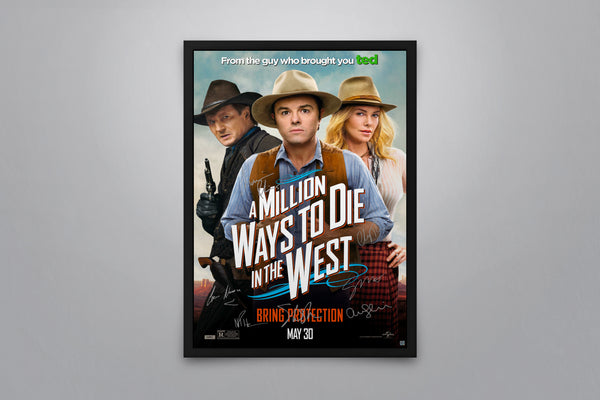 A Million Ways to Die in the West - Signed Poster + COA