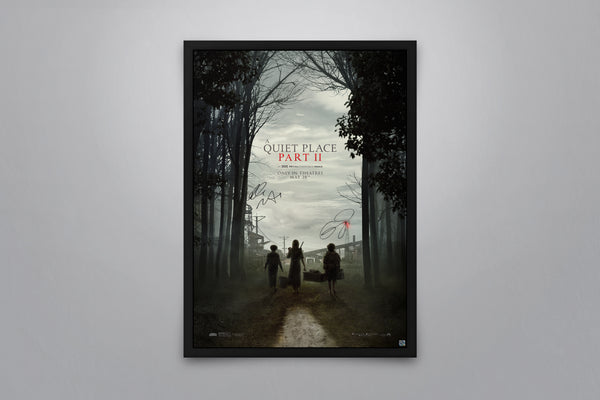 A Quiet Place Part II - Signed Poster + COA