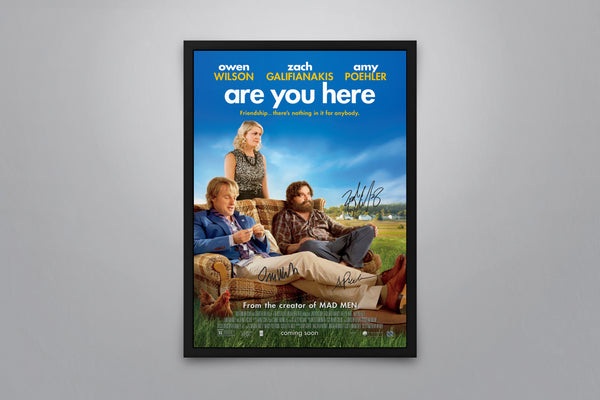 Are You Here - Signed Poster + COA