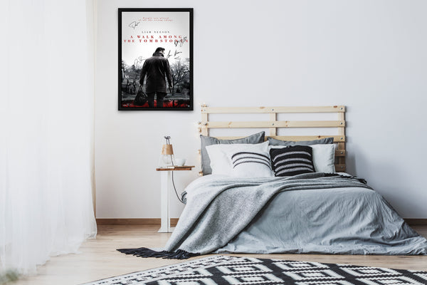 A Walk Among the Tombstones - Signed Poster + COA