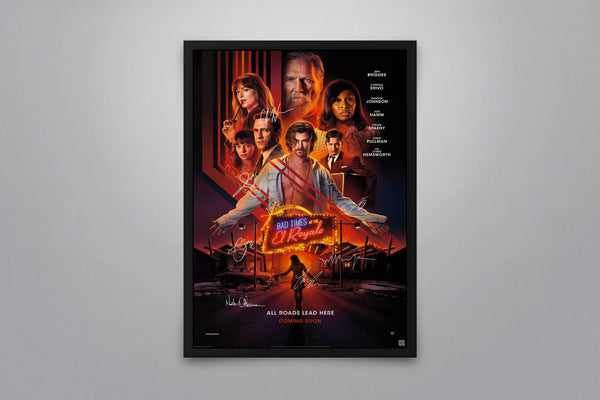 Bad Times at the El Royale - Signed Poster + COA