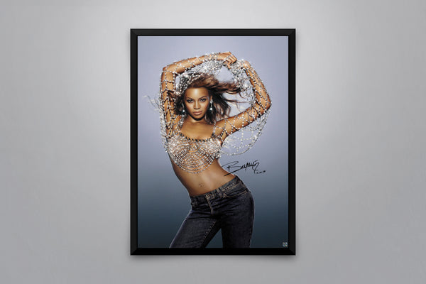 Beyonce Knowles: Dangerously In Love - Signed Poster + COA