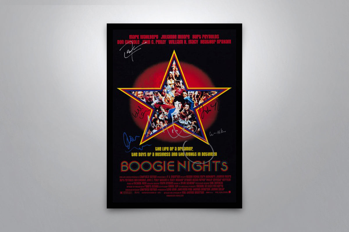 Boogie Nights Signed Poster with COA