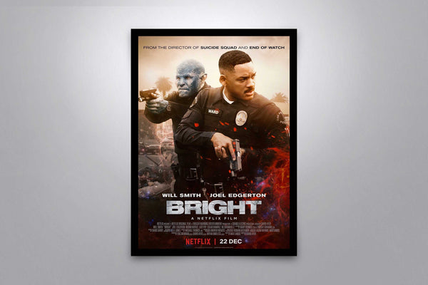 Bright - Signed Poster + COA