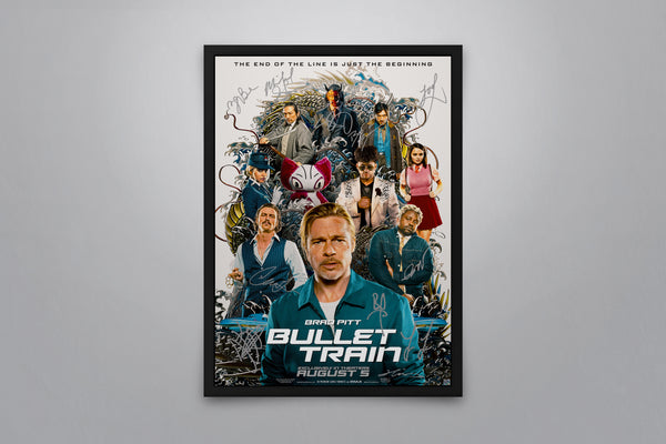 Bullet Train - Signed Poster + COA