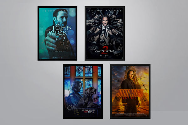 John Wick Autographed Poster Collection
