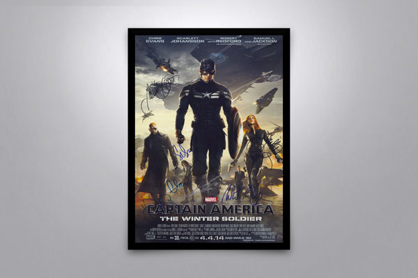Captain America: The Winter Soldier - Signed Poster + COA
