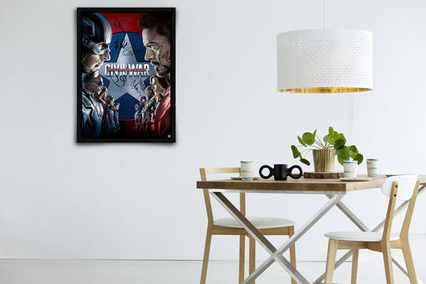 Captain America: Civil War - Signed Poster + COA