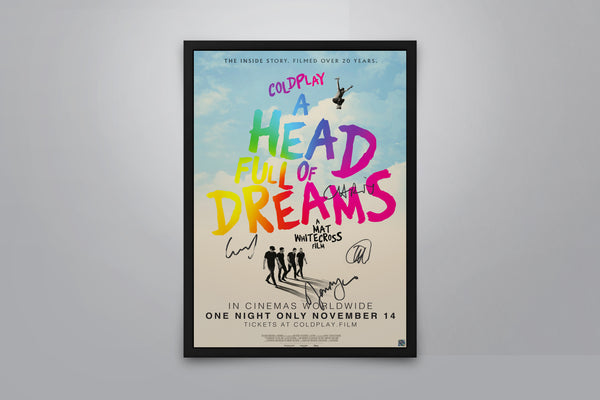 Coldplay: A Head Full of Dreams - Signed Poster + COA