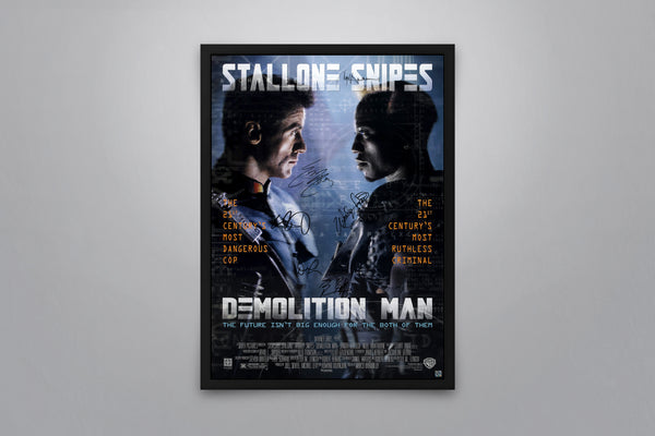 Demolition Man - Signed Poster + COA
