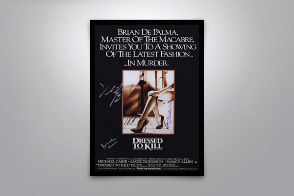 Dressed to Kill - Signed Poster + COA