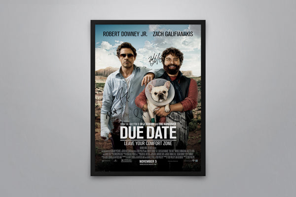 Due Date Signed Poster with COA