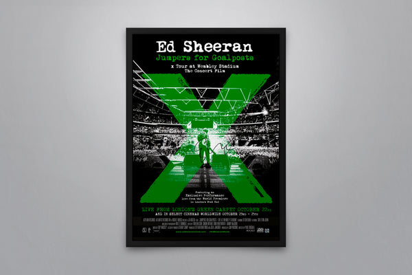 Ed Sheeran: Jumpers For Goalposts - Signed Poster + COA