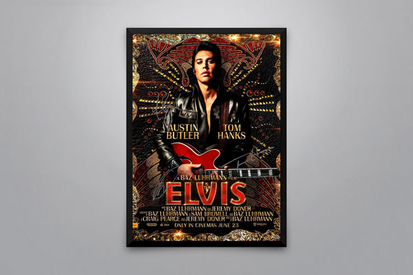 Elvis Signed Poster with COA