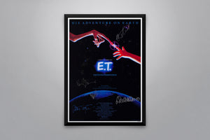 E.T. the Extra-Terrestrial  - Signed Poster + COA