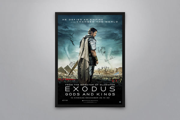 Exodus: Gods and Kings - Signed Poster + COA