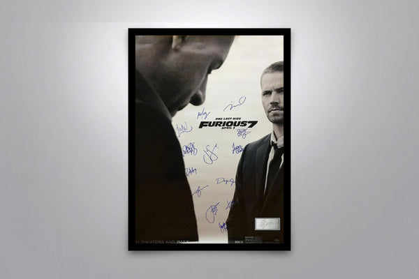 Fast and Furious Autographed Poster Collection