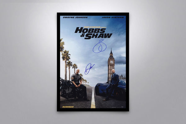Fast & Furious: Hobbs & Shaw - Signed Poster + COA