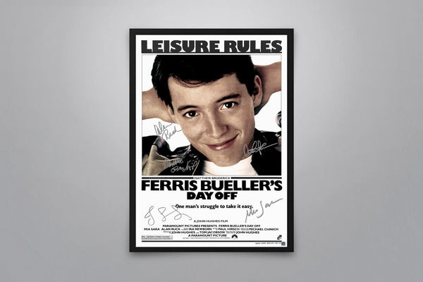 FERRIS BUELLER'S DAY OFF - Signed Poster + COA