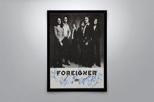 Foreigner - Signed Poster + COA