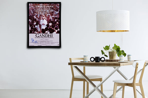 Gandhi - Signed Poster + COA