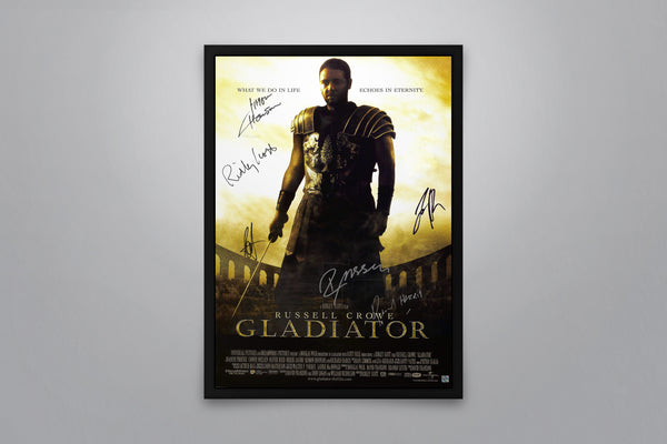 GLADIATOR - Signed Poster + COA