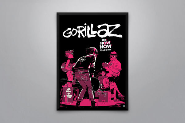 Gorillaz: The Now Now  - Signed Poster + COA