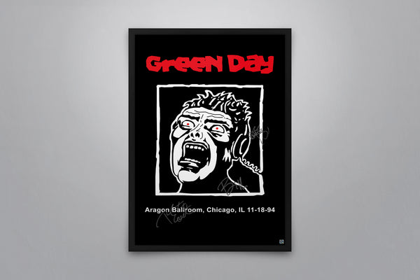 Green Day - Signed Poster + COA