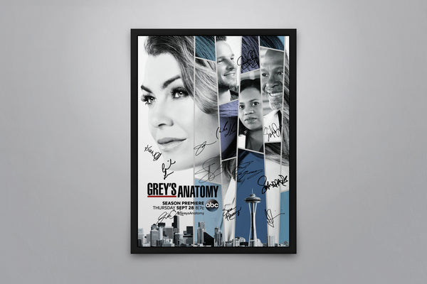 Grey's Anatomy - Signed Poster + COA