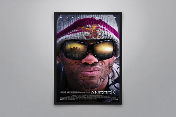 Hancock Signed Poster with COA