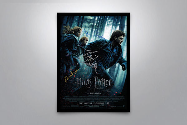 Harry Potter and the Deathly Hallows Part 1 - Signed Poster + COA
