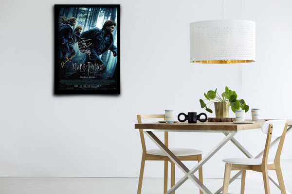 Harry Potter and the Deathly Hallows Part 1 - Signed Poster + COA