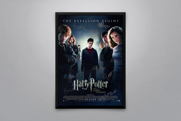 Harry Potter and the Order of Phoenix - Signed Poster + COA – Poster  Memorabilia
