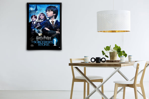 Harry Potter and the Sorcerer's Stone - Signed Poster + COA