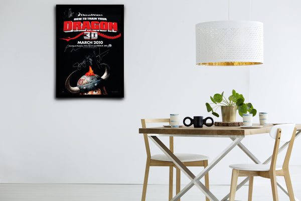 How to Train Your Dragon - Signed Poster + COA