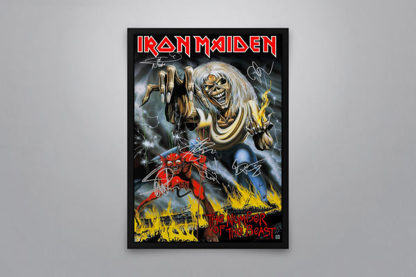 Iron Maiden - Signed Poster + COA