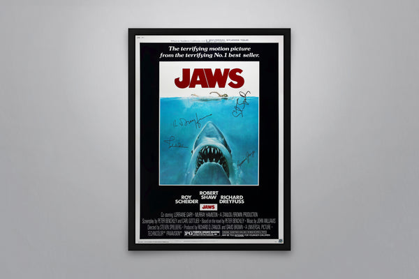 JAWS - Signed Poster + COA