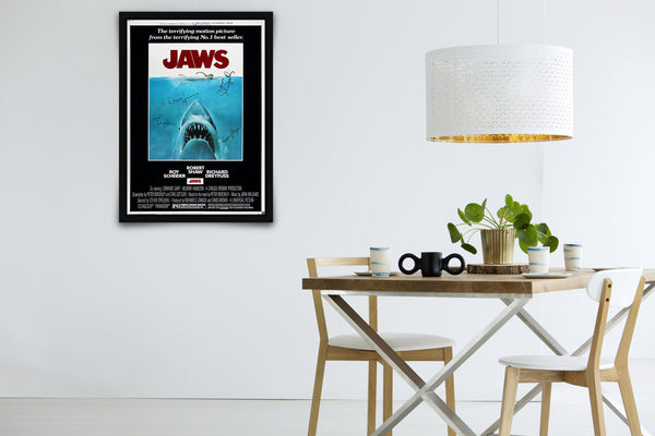 JAWS - Signed Poster + COA